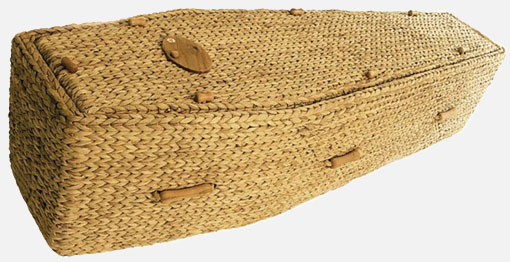 Traditional Water Hyacinth Coffin

